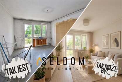Dwupokojowe mieszkanie 42,2 m² z balkonem, do remontu - polecam! mieszkanie Opole, Centrum