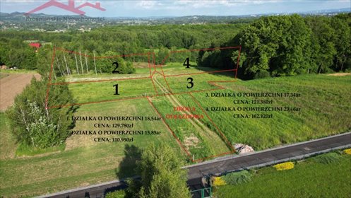 działka na sprzedaż 1585m2 działka Potok