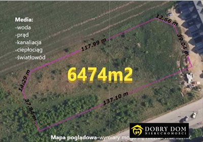 działka na sprzedaż 6474m2 działka Sokółka
