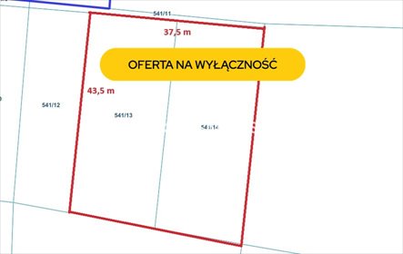 działka na sprzedaż 1689m2 działka Myślenice, Krzyszkowice
