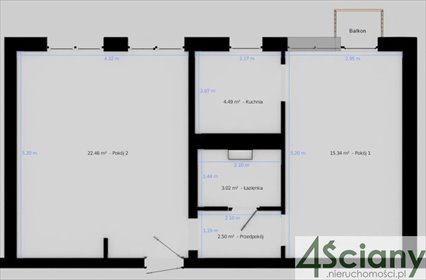 mieszkanie na sprzedaż 48m2 mieszkanie Warszawa, Mokotów, Bolesława Limanowskiego