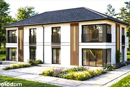 Dom bliźniak 172 m2 z garażem, PV, ogrzewanie podłogowe dom Lublin, Sławin