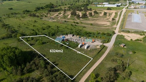 Działka przemysłowa 6324 m² z pozwoleniem na magazyn działka Wasilków