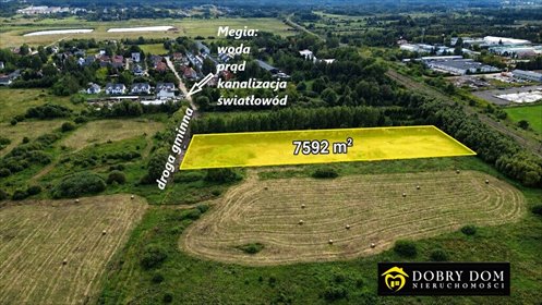 Do sprzedania działka pod osiedle 7592 m² z gotowym projektem działka Wasilków