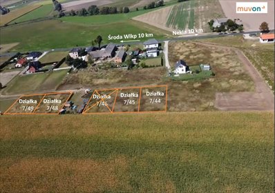 działka na sprzedaż 847m2 działka Dominowo, Jodłowa