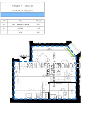 mieszkanie na sprzedaż 29m2 mieszkanie Katowice, Śródmieście, Andrzeja