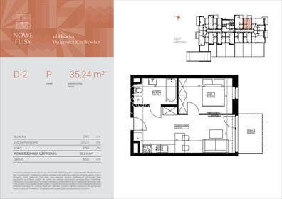 mieszkanie na sprzedaż 36m2 mieszkanie Bydgoszcz, Czyżkówko, Flisacka