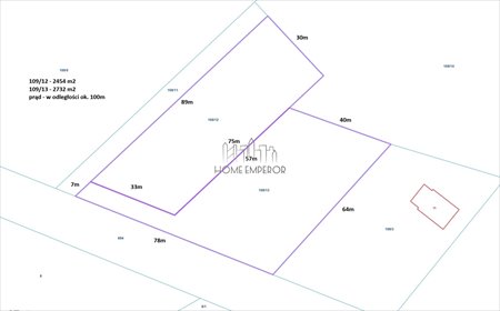 działka na sprzedaż 2454m2 działka Wilczkowice Dolne