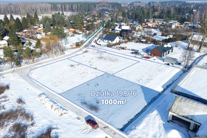 działka na sprzedaż 1000m2 działka Kajetany, Czarny Las