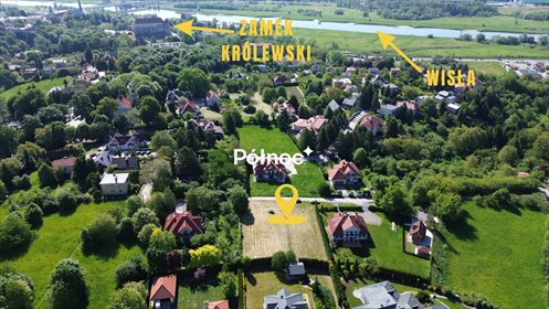 Widokowa działka w Sandomierzu z panoramą Wisły. działka Sandomierz, Podgórze