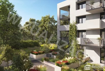 Nowoczesny apartament z dużym tarasem i dostępem do basenu. mieszkanie Szczecin, Pogodno