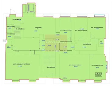 Lokal użytkowy 1642 m² w Warszawie - Śródmieście lokal użytkowy Warszawa, Śródmieście