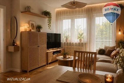Do sprzedania odświeżone 2-pokojowe mieszkanie 38 m² z balkonem mieszkanie Warszawa, Jana Kochanowskiego