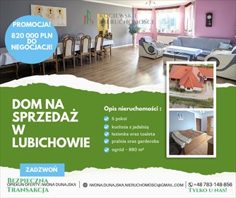 dom na sprzedaż 260m2 dom Lubichowo, Parkowa