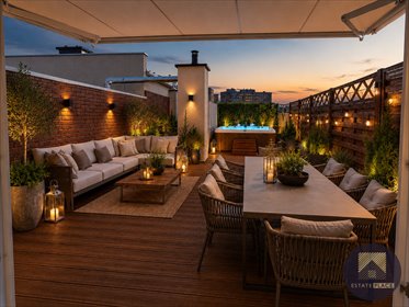 Penthouse 183 m² z tarasem i sauną w Warszawie zapraszam mieszkanie Warszawa, Ochota, Zadumana