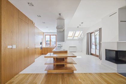 Polecam nowoczesny apartament 176 m² z tarasem i kominkiem mieszkanie Warszawa, Wilanów, Rotmistrzowska
