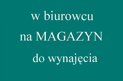 magazyn na wynajem 35m2 magazyn Warszawa, Praga-Północ, Pelcowizna