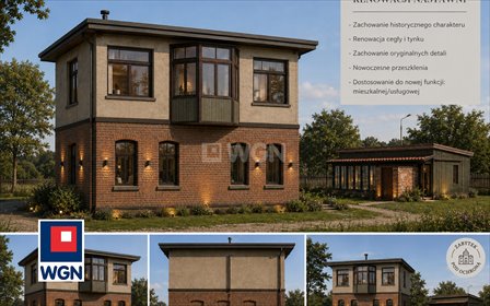 Zapraszam do obejrzenia zabytkowej nastawni kolejowej 125 m² w Węgorzewie dom Węgorzewo, Węgorzewo