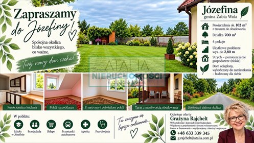 Polecam dom 87 m² z tarasem w Józefinie, gotowy do zamieszkania dom Józefina