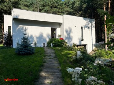 Nowoczesny dom 184 m² z biurem i garażem w Laski Małe dom Laski Małe