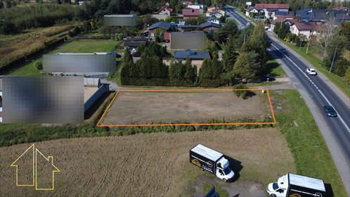 Działka komercyjna 700 m² przy trasie Żory-Rybnik polecam działka Żory, Rowień-Folwarki, Rybnicka