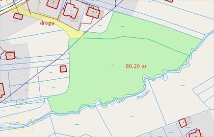 Polecam działkę inwestycyjną 80 ar przy rzecze w Leżajsku działka Leżajsk, Plac Mariacki