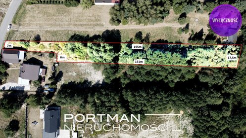 działka na sprzedaż 2831m2 działka Dyzin