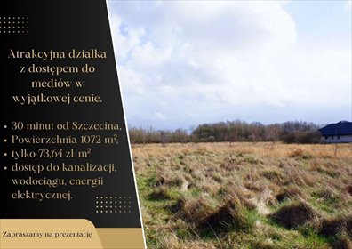 działka na sprzedaż 1072m2 działka Żółwia Błoć