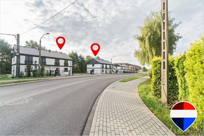 Nowoczesny bliźniak z ogródkiem i dwoma miejscami parkingowymi dom Oświęcim, 11 Listopada