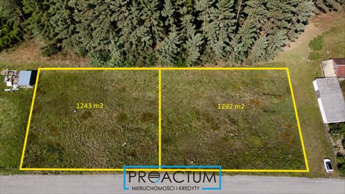 Sprzedam działki budowlane 1011-1292 m² w Obrowie działka Obrowo, Podgórna