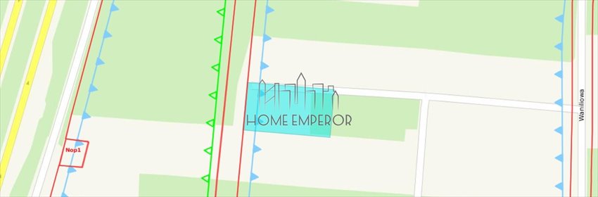 działka na sprzedaż 1035m2 działka Warszawa, Wilanów, Powsin, Waniliowa