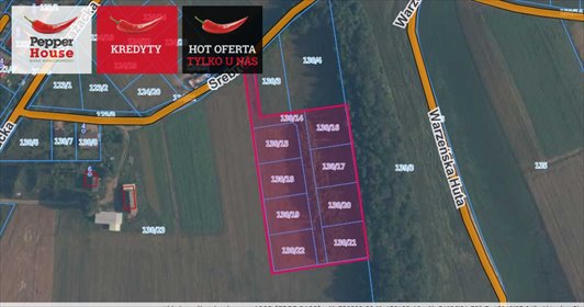 działka na sprzedaż 10215m2 działka Rębiska, Srebrna