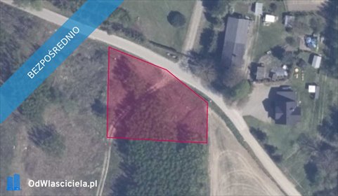 działka na sprzedaż 1550m2 działka Bielkówko