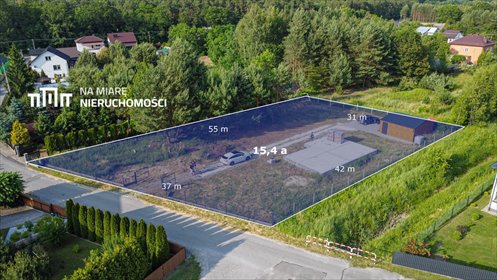 działka na sprzedaż 1540m2 działka Poręby Furmańskie