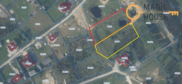 Sprzedam dwie działki budowlane 2309 i 2376 m² w Bieszkowicach działka Bieszkowice, Wrzosowa