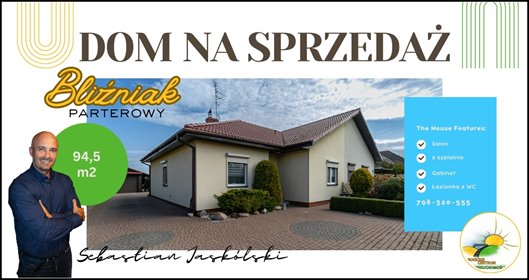 Solidny dom z kominkiem i pięknym ogrodem w Krzyszkowie dom Krzyszkowo, Wybickiego