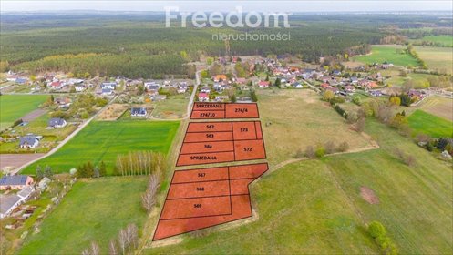 działka na sprzedaż 1245m2 działka Ługi Ujskie