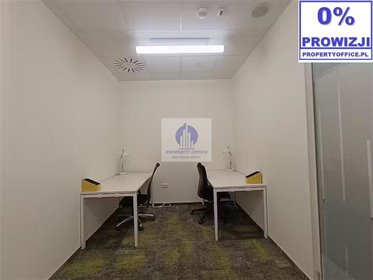 Umeblowane biuro 13 m2 w centrum Warszawy, klimatyzacja lokal użytkowy Warszawa, Śródmieście, al. Jana Pawła II