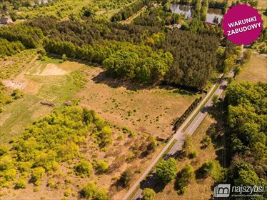 Działka z lasem i warunkami zabudowy, 8 422 m2 działka Krępsko, wieś