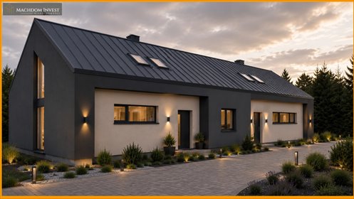 Sprzedam nowoczesny dom w stylu stodoły 110 m² z dużą działką dom Zawały