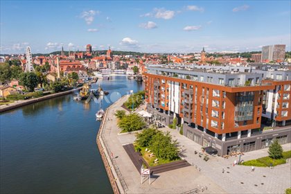 Polecam luksusowy apartament 47 m² z widokiem na Motławę mieszkanie Gdańsk, Śródmieście, Stara Stocznia