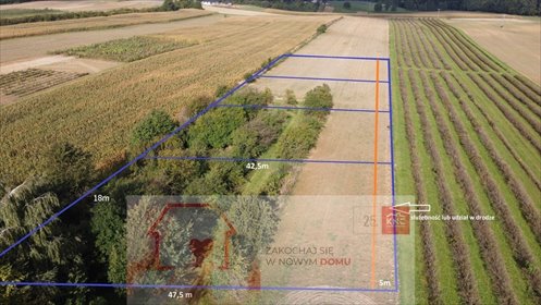 działka na sprzedaż 850m2 działka Motycz