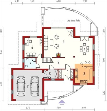 Przestronny dom 270 m² z tarasem i dużą działką 1200 m² dom Szczecin, Załom