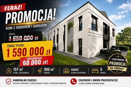 Nowoczesny bliźniak 157 m² z ogrodem w Pęcicach dom Pęcice