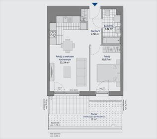 mieszkanie na sprzedaż 42m2 mieszkanie Gdańsk, Jasień, Wojciecha Kiedrowskiego