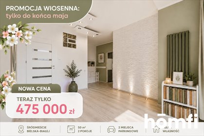 Nowoczesne 2-pokojowe mieszkanie w centrum Bielska-Bała mieszkanie Bielsko-Biała, Śródmieście, Ignacego Jana Paderewskiego
