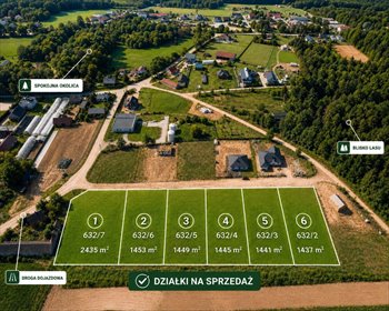 Przestronna działka 2435 m² pod dom w Drozdowie - MPZP działka Drozdowo