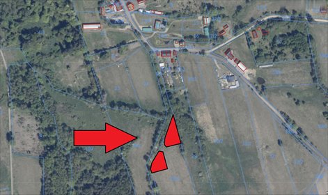 działka na sprzedaż 1214m2 działka Krzecko