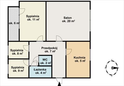 mieszkanie na sprzedaż 66m2 mieszkanie Warszawa, Mokotów Augustówka, Przy Bernardyńskiej Wodzie