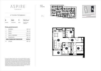 mieszkanie na sprzedaż 52m2 mieszkanie Bydgoszcz, Toruńska